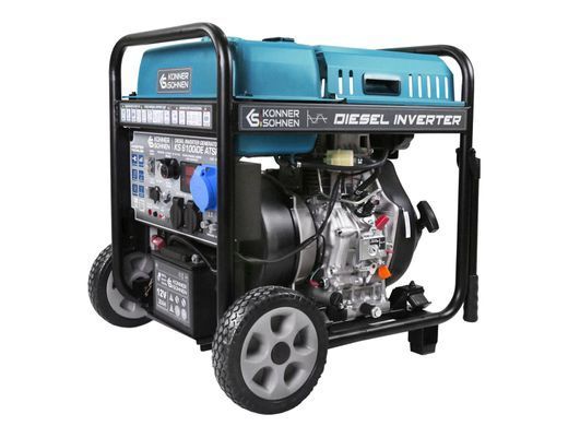 Генератор дизельний інверторний Konner&Sohnen KS 6100iDE ATSR, 230В, 5.5кВт, АВР(ATS), електростартер, 98кг (KS6100IDEATSR) [105977]
