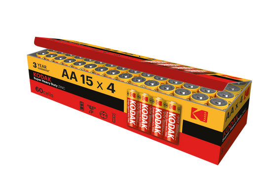 Батарейка Kodak EXTRA HEAVY DUTY R 6 коробка 1x4 (30411708/B) [203667]