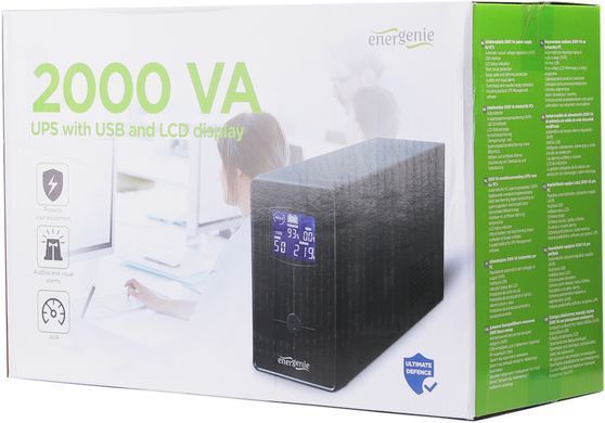 Джерело безперебійного живлення EnerGenie 2000VA (EG-UPS-035) [610786]