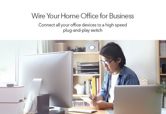 Комутатор NETGEAR GS308 8xGE, Некерований (GS308-300PES) [104950]