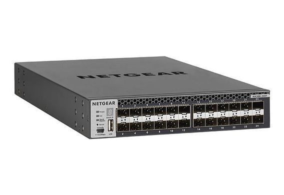 Комутатор NETGEAR M4300-24XF (XSM4324FS) 24xSFP+, 2x10GE combo, керований L3 з можливістю стекування (XSM4324FS-100NES) [15006]