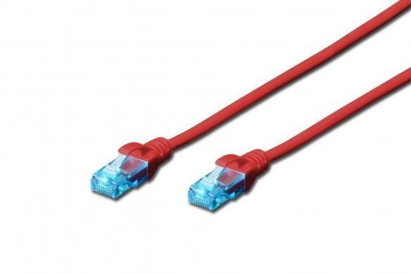 Патч-корд 2E CAT 5e, UTP, 2м, 26AWG, RJ45, 7/0.16, Cu, LSZH, червоний (2E-PC5ECU-2LSZH-RED) [112743]