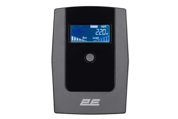 Джерело безперебійного живлення 2E DD850, 850VA/480W, LCD, RJ45, USB, 2xSchuko (2E-DD850) [102978]