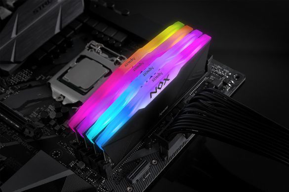 Модуль пам`ятi DDR4 2x16GB/3200 Apacer NOX RGB Black (AH4U32G32C28YNBAA-2) [607528]