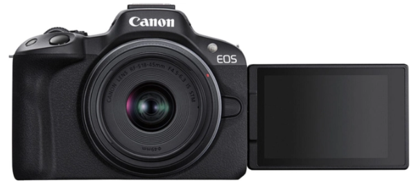 Цифрова фотокамера Canon EOS R50 + RF-S 18-45 IS STM + RF 75-300 Black (5811C150BA) [204057]