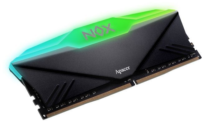 Модуль пам`ятi DDR4 2x16GB/3200 Apacer NOX RGB Black (AH4U32G32C28YNBAA-2) [607528]