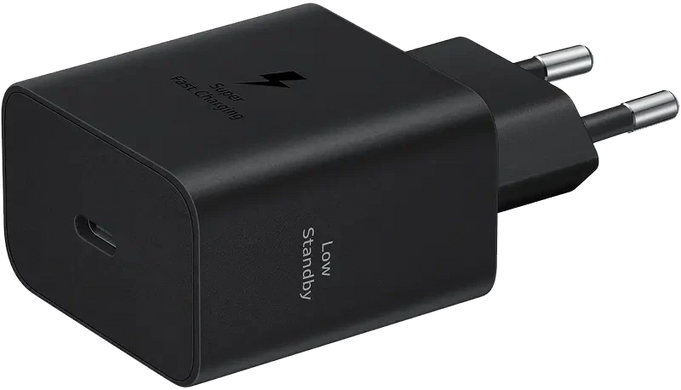 Бездротовий зарядний пристрій Samsung 25W Magnet Wireless Charger with TA 45W Dark Gray (EP-P2900TBEGWW) [204281]