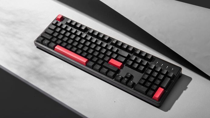 Клавіатура механічна Lemokey X3 104Key, Keychron Red, USB-A, QMK/VIA, Hot-Swap, EN/UKR, RGB, чорний (X3-H1-UA) [103710]
