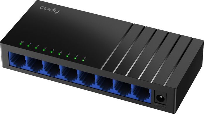 Комутатор Cudy, 8 портовий Gigabit Desktop Switch (GS108D) [401592]