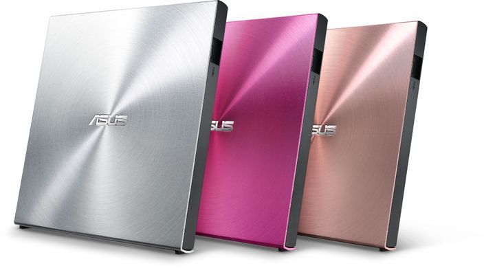 Привід оптичний портативний ASUS SDRW-08U5S-U DVD+-R/RW burner USB2.0 срібло Retail Box Slim (90DD0112-M29000) [109613]