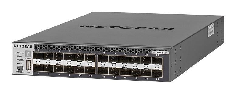 Комутатор NETGEAR M4300-24XF (XSM4324FS) 24xSFP+, 2x10GE combo, керований L3 з можливістю стекування (XSM4324FS-100NES) [15006]