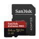 Карта пам'яті microSDXC (UHS-1 U3) SanDisk Extreme Pro A2 64Gb class 10 V30 (R200MB/s,W90MB/s) (adapter) (SDSQXCU-064G-GN6MA) [805479], фото 1