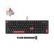 Клавіатура механічна Lemokey X3 104Key, Keychron Red, USB-A, QMK/VIA, Hot-Swap, EN/UKR, RGB, чорний (X3-H1-UA) [103710], фото 2