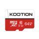 Карта пам'яті microSDXC (UHS-1) Kootion 64Gb class 10 (adapter SD) (TF-64G-U1) [805721], фото 1
