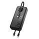 Зовнішній акумулятор HOCO J132A Sabio 22.5W+PD20W fully compatible power bank with 3 cables(20000mAh) Black (6942007632591) [806305], фото 4