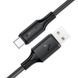 Кабель USB 2.0 AM-Type-C M, 1.2 м, 60W silicone C17-04 Black Acefast (6974316284178) [404586], фото 2