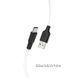 Кабель HOCO X21 Plus USB to Type-C 3A, 1m, silicone, silicone connectors, Black+White (6931474711915) [803594], фото 1