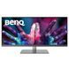 Монітор TFT 34" BenQ PD3420Q, IPS, WQHD, 2 x HDMI, DP, USB-C, USB-hub, HAS, колонки, темно-сірий (9H.LJHLB.QPE) [400453], фото 4