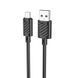 Кабель HOCO X88 Gratified charging data cable for Micro(unpackaged) Black (6931474783325(unp)) [805069], фото 1