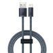 Кабель Baseus Dynamic Series Fast Charging Data Cable USB to iP 2.4A 1m Slate Gray (CALD000416) [804377], фото 1