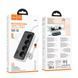 Мережевий подовжувач HOCO AC22 Sunlight 4-bit (PD30W/1C3A) desktop socket (EU/GER)(L=3M) Black (6942007636728) [803606], фото 2
