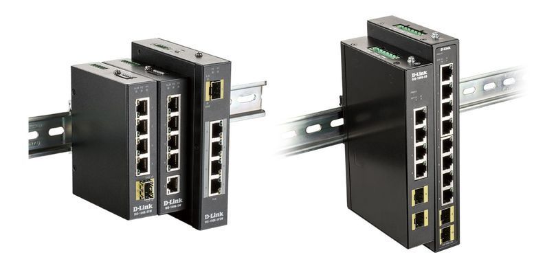 Промисловий комутатор D-Link 4xGE, 2xSFP, Некерований (DIS-100G-6S) [15077]