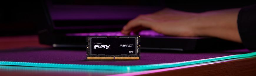 Пам'ять ноутбука Kingston DDR5 16GB 5600 FURY Impact PnP (KF556S40IB-16) [103805]
