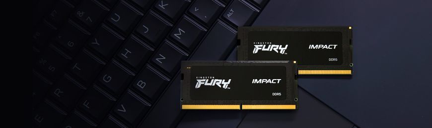 Пам'ять ноутбука Kingston DDR5 16GB 5600 FURY Impact PnP (KF556S40IB-16) [103805]