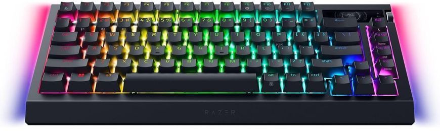 Клавіатура механічна Razer BlackWidow V4 Pro 75%, 81key, Mechanical Switches Gen-3, USB-A/WL/BT, EN, RGB, чорний (RZ03-05130100-R3M1) [103660]