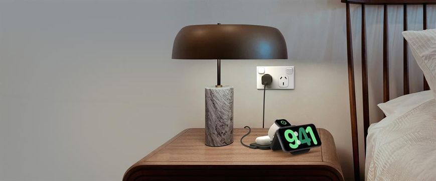 Зарядний пристрій бездротовий Belkin 3в1 Travel Pad Wireless Qi2 15Вт, чорний (WIZ024VFBK) [108427]