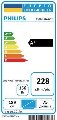 LED телевізор Philips (75PML8709/12) [200465]
