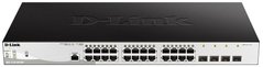 D-Link Комутатор DGS-1210-28P/ME/A 24xGE PoE, 4xSFP