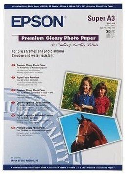 Папір Epson A3+ Premium Glossy Photo Paper, 20арк. (C13S041316) [16509]
