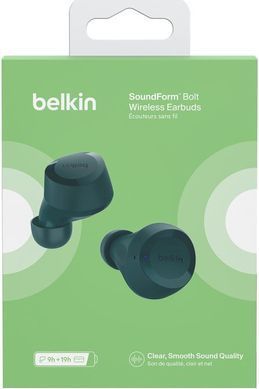 Навушники TWS Belkin Soundform Bolt True Wireless, бірюзовий (AUC009BTTE) [107324]