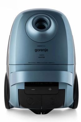 Пилосос Gorenje мішковий, 800Вт, 3л, вага-7.6кг, HEPA, індикатор, телескоп, сенсорне упр, сіро-зелений (VC2328G6MBL) [110850]