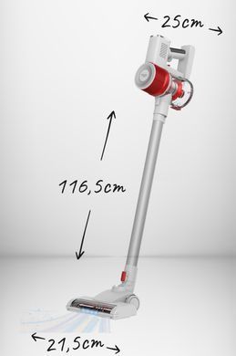 Порохотяг Adler AD 7051 бездротовий/ 300Вт/ 0.6л/ LCD дисплей/ щітка зі світлодіодним підсвічуванням (AD7051) [401628]