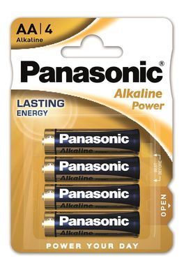 Батарейка Panasonic ALKALINE POWER лужна AA блістер, 4 шт. (LR6REB/4BPR) [113310]