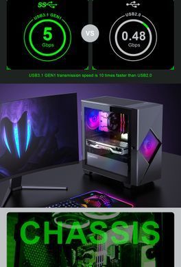 Корпус для ПК GAMEMAX (Cyclops BG) [304249]