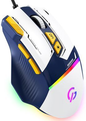 Миша GamePro Blue-White (GM300BL) [606724]
