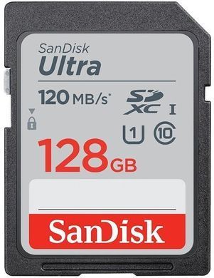 Карта пам'яті SanDisk SD 128GB C10 UHS-I R140MB/s Ultra (SDSDUNB-128G-GN6IN) [108924]