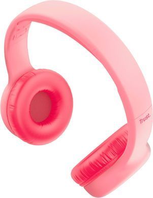 Навушники Trust Nouna Headphones mini-jack, Mic, Рожевий (25277_TRUST) [107481]