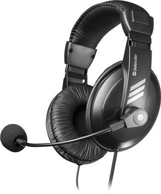 Гарнітура Defender Gryphon HN-750, 2х3,5мм, Black (63750) [401760]