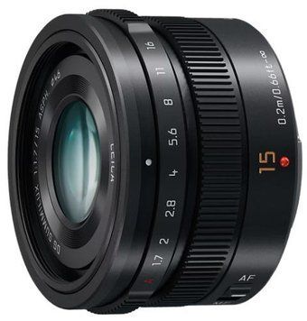 Об`єктив Panasonic Micro 4/3 Lens 15mm f/1.7 ASPH Black (H-X015E9-K) [111720]