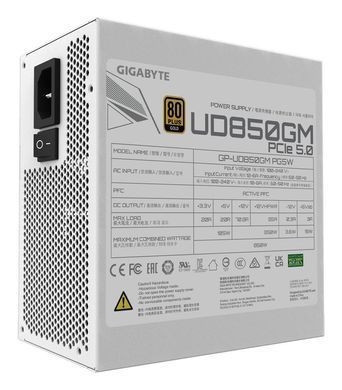 Блок живлення ATX2.31 850W GIGABYTE (GP-UD850GM PG5W) [501589]