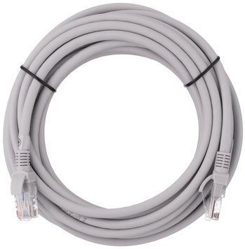 Патч-корд 2E САТ 6, UTP, 5м, 26AWG, RJ45, 7/0.16, Cu, LSZH, сірий (2E-PC6CU-UTP5LSZH-GRY) [109895]