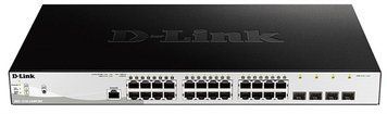 Комутатор D-Link 24xGE PoE, 4xSFP, 370Вт (DGS-1210-28MP/ME) [14870]