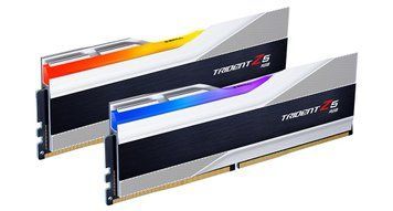 Модуль пам`ятi DDR5 2x16GB/6400 G.Skill Trident Z5 RGB Silver (F5-6400J3239G16GX2-TZ5RS) [613458]