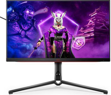 Монітор TFT 31.5" AOC AGON PRO, 4K UHD, IPS, 144Hz, 1ms, 2xHDMI, DP, USB-C, USB-hub, HAS, Pivot, кол (AG324UX) [400472]
