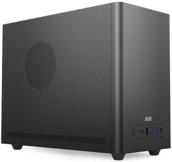 Корпус 2E Credo Metal V300B без БЖ, 2xUSB3.0, 1х USB 2.0, 1xUSB Type-C, 1x90мм, VGA 310мм, mATX, чорний (2E-V300B) [112194]