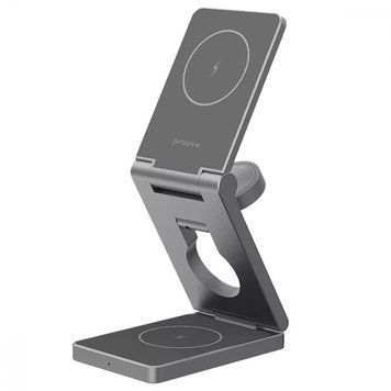 Бездротовий зарядний пристрій Proove Titan Volt 3in1 Gray (WSTV15000003) [603336]